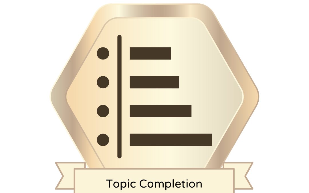 Topic Completion – Work It