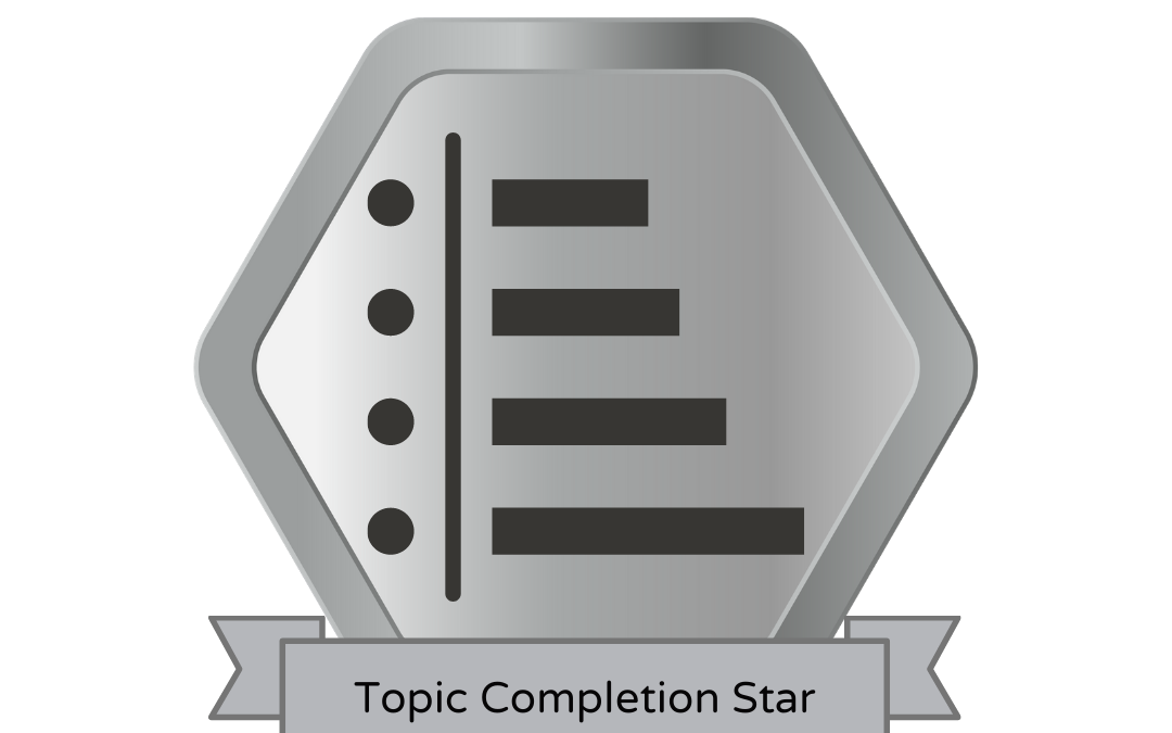 Topic Completion Star – Work It